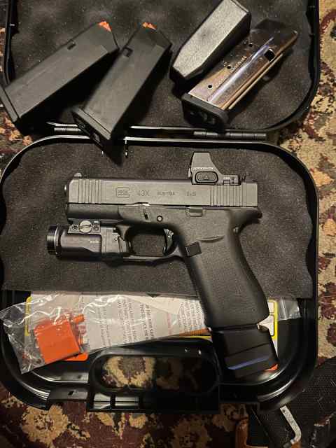 Glock 43x Mos w/extras