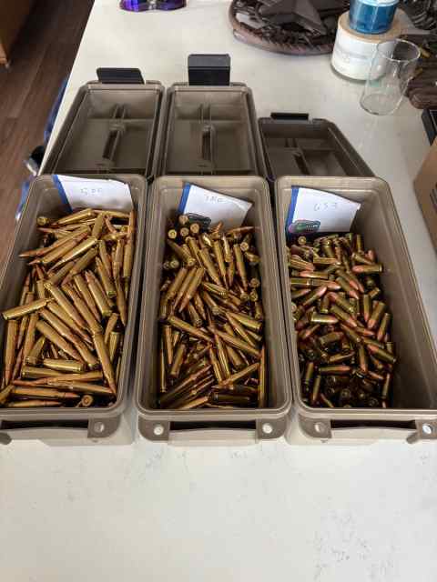 Bulk Quality Brass .223 &amp; 9mm Ammunition 