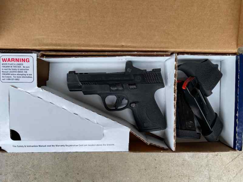 Smith M&amp;P 9 shield plus performance ported ct red