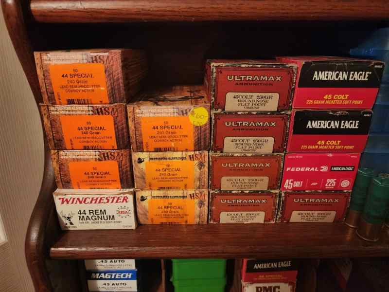 44 Special,41 Mag,45 Long Colt,44 Mag,45ACP