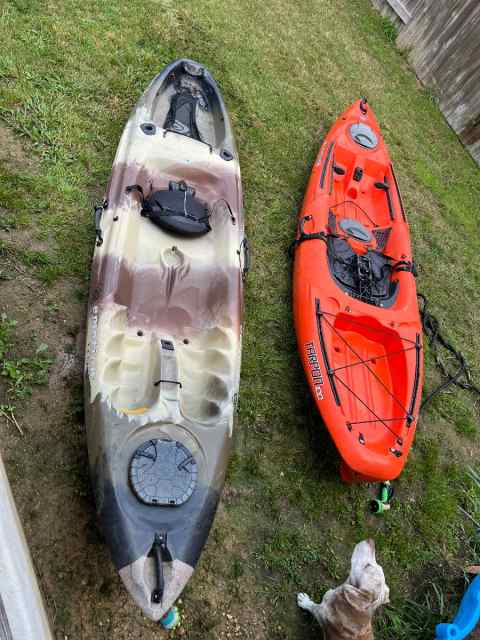 Two 10ft kayaks 