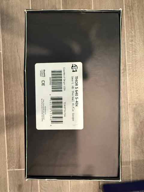 BRAND NEW - ATN Thor 5 5-40x 640 thermal