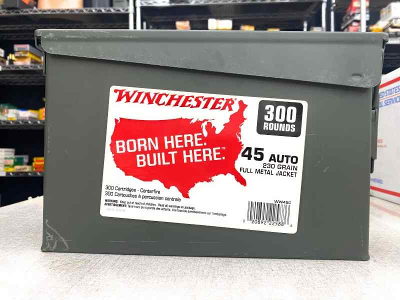 Winchester $125 for 300 Rounds .45 Auto 230 Grain 