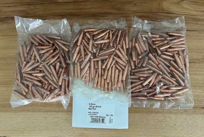 300ct Hornady 6.5 140gr HPBT