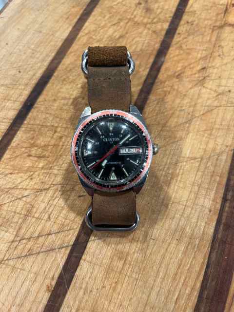 Clinton automatic watch from 1960s