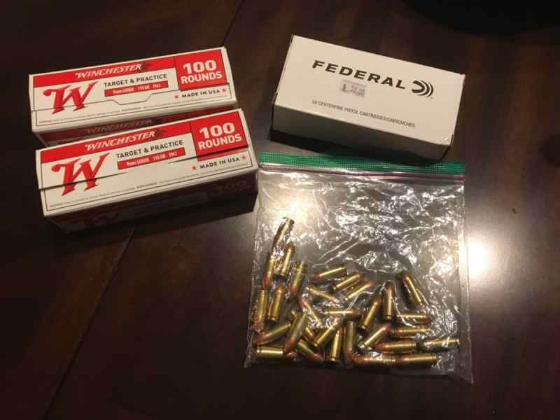 280rounds of 9mm $100