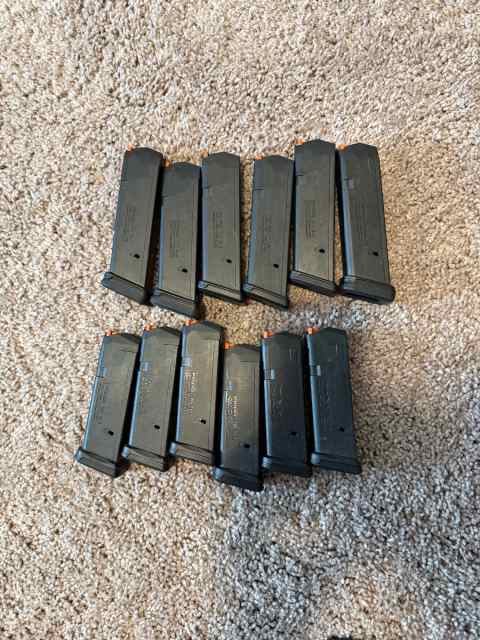 12 MagPul Glock mags (6 G19 and 6 G17)