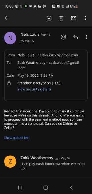 Nelslouis027@gmail.com is a SCAMMER!