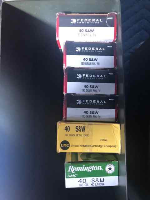 .40 Cal. ammo and Glock 22 - .40 Cal mags for sale