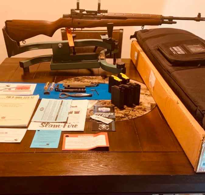 M1A National Match .308, 22” medium NM barrel.