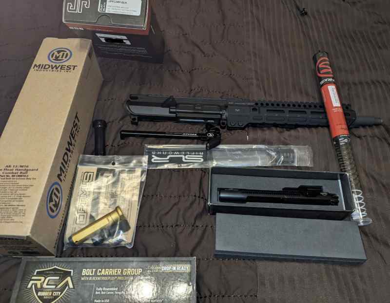 Ar15 parts -aero upper-sionics barrel-rca bcg-more