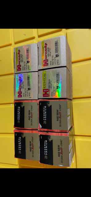 Smith and Wesson 460 premium ammo. 375.00