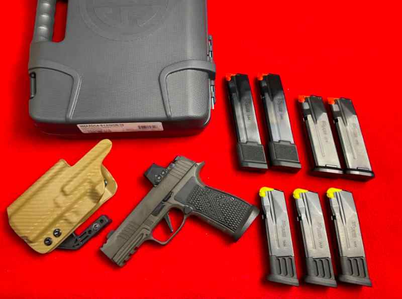 Sig sauer 9mm p365 AXG LEGION 365 pistol 7