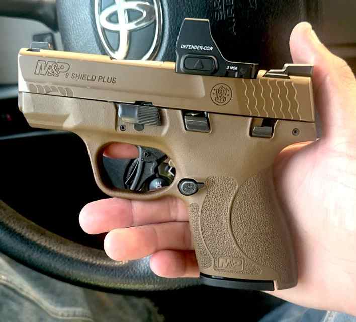 WTT FDE shield plus with vortex CCW red dot 