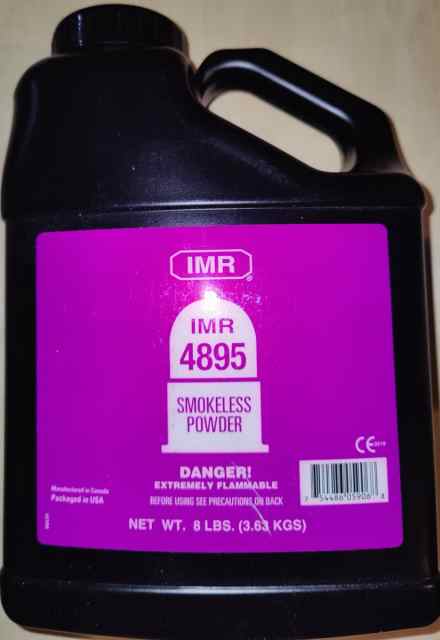 IMR 4895 reloading powder - 8 lbs