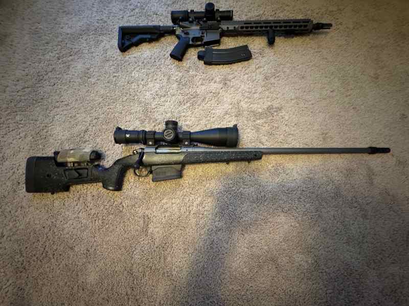 Vortex razor gen 3 and 2 trijicon 1x8 Lvpo and gun