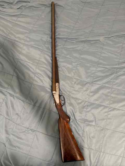 Bate &amp; Co, George 12 gauge SxS w/damascus barrel